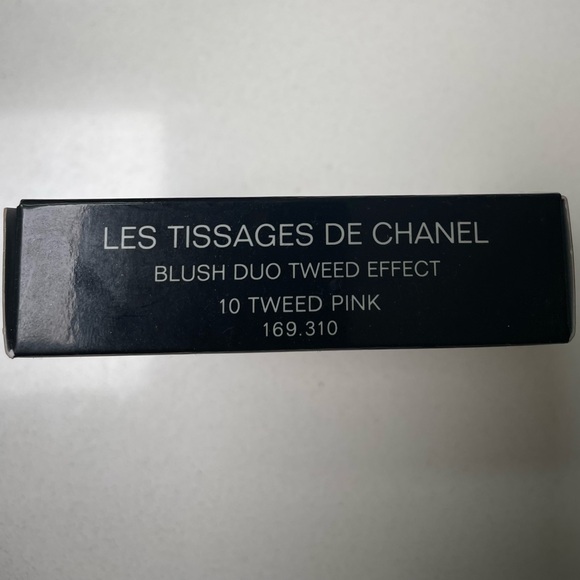 New CHANEL Les Tissages de Chanel Blush Duo Tweed Effect- 10 Tweed Pink - Picture 9 of 11